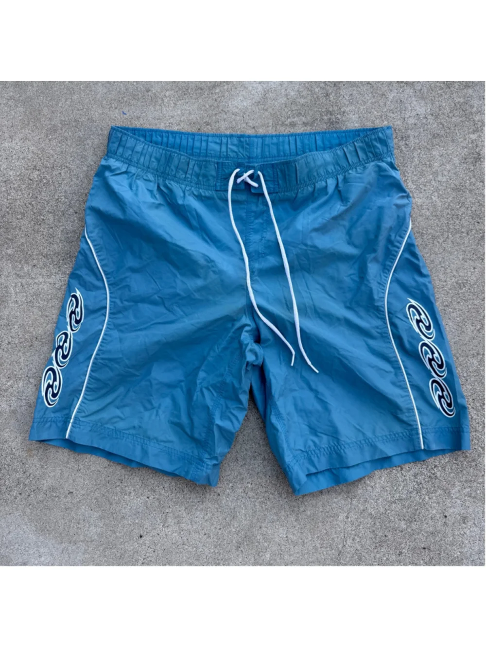 Vintage Nike Men’s Swim Trunks W/ Tribal Graphic Print Size L